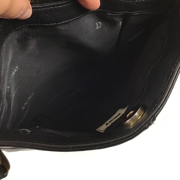 DKNY Black Leather Bag - Picture 9 of 16